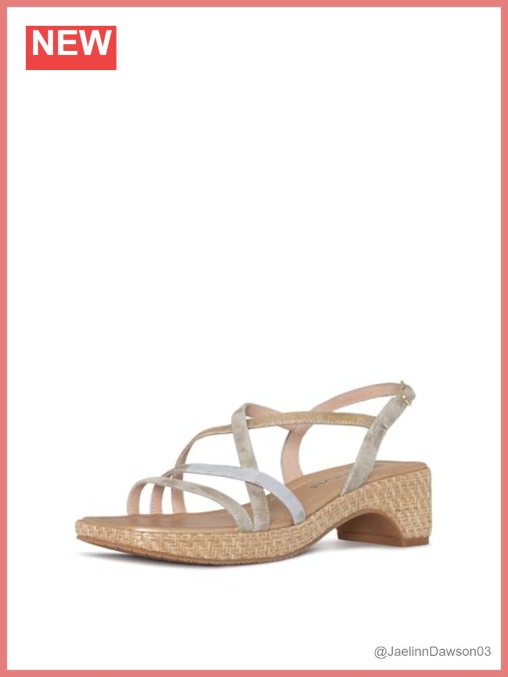 Donald Pliner Rosalie Women's Platform Heeled Sandals Slingback Crinkle